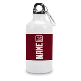 Custom Crimson Red White Sports Bottle