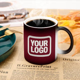 Custom Crimson Red White Magic Mug