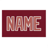 Custom Crimson Red Copper Rose Beach Towel