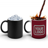 Custom Crimson Red Gray Magic Mug