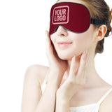 Custom Crimson Red Light Pink Sleep Mask