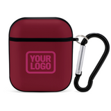 Custom Crimson Red Pink AirPods Case