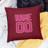 Custom Crimson Red Pink Pillowcase