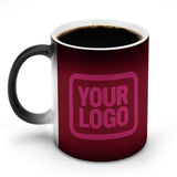 Custom Crimson Red Pink Magic Mug