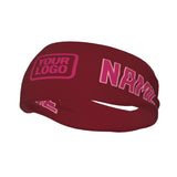 Custom Crimson Red Pink Sports headband