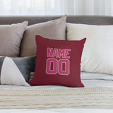 Custom Crimson Red Pink Pillowcase