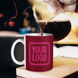 Custom Crimson Red Pink Mug
