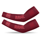 Custom Crimson Red Red Arm Sleeve