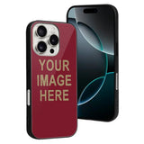 Custom Crimson Red Light Khaki Phone Case