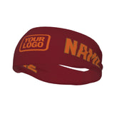 Custom Crimson Red Orange Sports headband