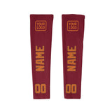 Custom Crimson Red Orange Arm Sleeve
