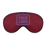 Custom Crimson Red Light Purple Sleep Mask