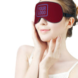 Custom Crimson Red Light Purple Sleep Mask