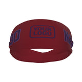Custom Crimson Red Purple Sports headband
