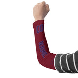 Custom Crimson Red Purple Arm Sleeve