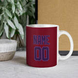 Custom Crimson Red Purple Mug