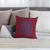 Custom Crimson Red Purple Pillowcase