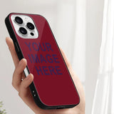 Custom Crimson Red Purple Phone Case