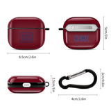 Custom Crimson Red Purple AirPods Case (3rd Generation)
