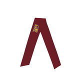 Custom Crimson Red Gold Headband