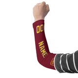 Custom Crimson Red Gold Arm Sleeve