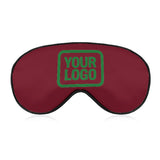 Custom Crimson Red Emerald Green Sleep Mask