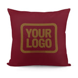 Custom Crimson Red Khaki Pillowcase