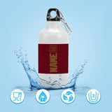Custom Crimson Red Khaki Sports Bottle