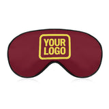 Custom Crimson Red Light Yellow Sleep Mask