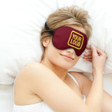 Custom Crimson Red Light Yellow Sleep Mask