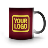 Custom Crimson Red Light Yellow Magic Mug