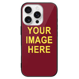 Custom Crimson Red Light Yellow Phone Case