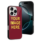 Custom Crimson Red Light Yellow Phone Case
