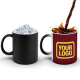 Custom Crimson Red Light Yellow Magic Mug