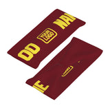 Custom Crimson Red Light Yellow Sports headband