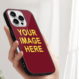 Custom Crimson Red Light Yellow Phone Case