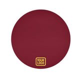 Custom Crimson Red Light Yellow Round Table Cloth