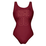 Custom Crimson Red Crimson Red Swimsuit