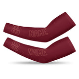 Custom Crimson Red Crimson Red Arm Sleeve
