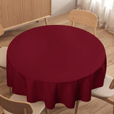 Custom Crimson Red Crimson Red Round Table Cloth