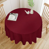 Custom Crimson Red Crimson Red Round Table Cloth