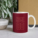 Custom Crimson Red Crimson Red Mug