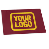Custom Crimson Red Gold Flag