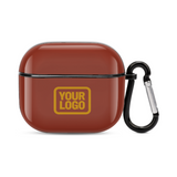 Custom Coral Red Yellow AirPods Case (3rd Generation)
