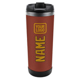 Custom Coral Red Yellow Stainless Steel Water Cup