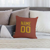 Custom Coral Red Yellow Pillowcase