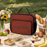 Custom Coral Red Olive Lunch Bag