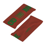 Custom Coral Red Emerald Green Sports headband