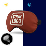 Custom Coral Red Cream Sleep Mask