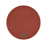 Custom Coral Red Dark Grey Round Table Cloth
